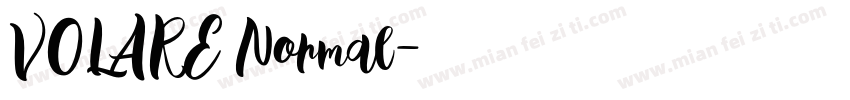 VOLARE Normal字体转换